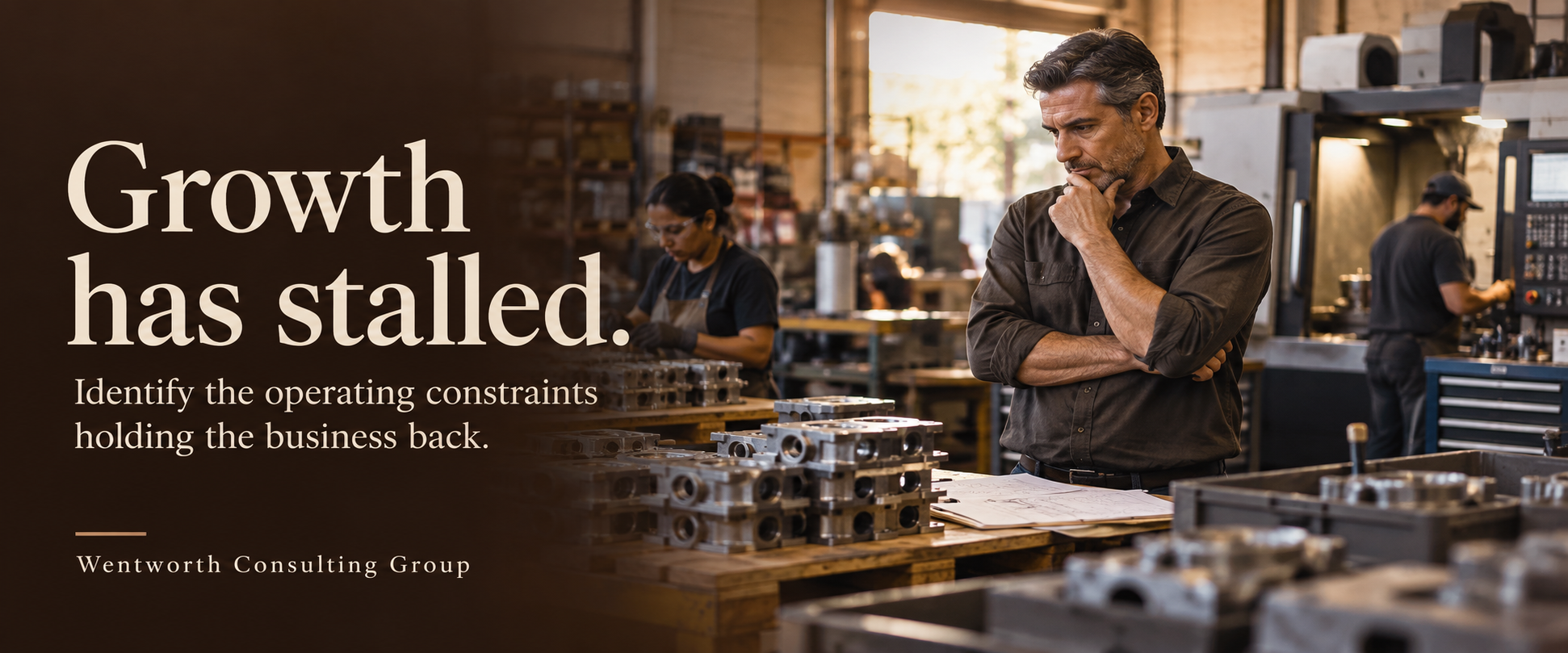 Growth has stalled. Identify the operating constraints holding the business back.